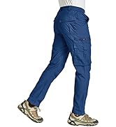 Men's Cargo Pants Classic Cotton Casual Pants Hiking Working Trousers with 7 Pockets