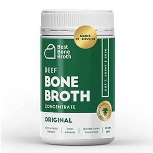 Beef Bone Broth Concentrate | Help Improve Joints, Skin, & Gut | Liquid Collagen Amino Acids | Keto, High Protein…