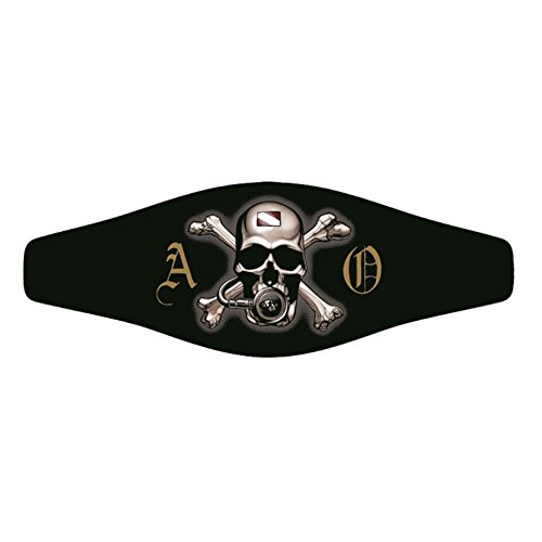 Innovative Scuba Concepts Scuba Diving Mask Strap Wrapper Crossbones