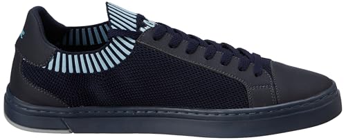Image of Men's Colorblock Stripes Sneakers Lace-Up Shoes