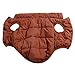 JoyDaog 2 Layers Fleece Lined Warm Dog Jacket for Puppy Winter Cold Weather,Soft Windproof Small Dog Coat,Brown S