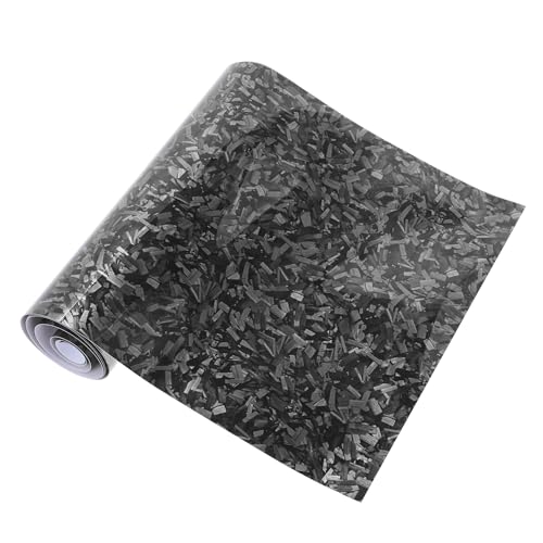 Film carbone argenté brillant autocollant pour voiture rouleau vinyle PET