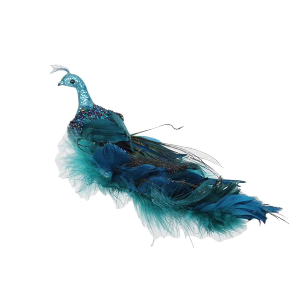 Ttiy Peacock Tree Ornaments 3D Peacock Decoration Christmas Tree Ornaments Clip-on Peacock Christmas Decoration For Christmas Tree Decor 1PCS