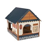 Balvi Casa para Gatos & Rascador Sushi Bar Un rascador con inspiración Japonesa Cartón