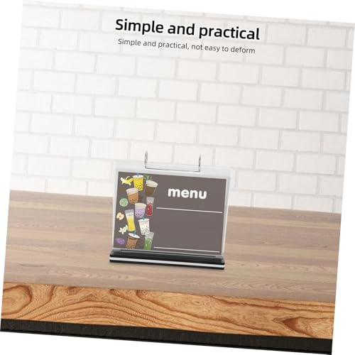 Présentoir de table horizontal à flip contre l'encombrement des menus