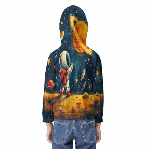 Poche capuche 10-12Y pour garçon recherchant confort et style 3D - 6