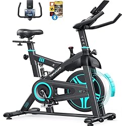 ✅【Exercise Bike with Smart APP】Toputure exercise bike is compatible with Z-sport, Zwift, and Kinomap via Bluetooth, allowing you to unlock real-world riding simulations, multiplayer modes, and personalized training plans. This spin bike tracks your d...