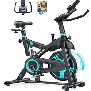 [2025 Aktualisierte]Heimtrainer Fahrrad mit APP, 0-100% Magnetwiderstand Stationäres, 15KG Schwungrad, Ultraleise, Ergometer Hometrainer Bis 160KG, Tablet-Halter