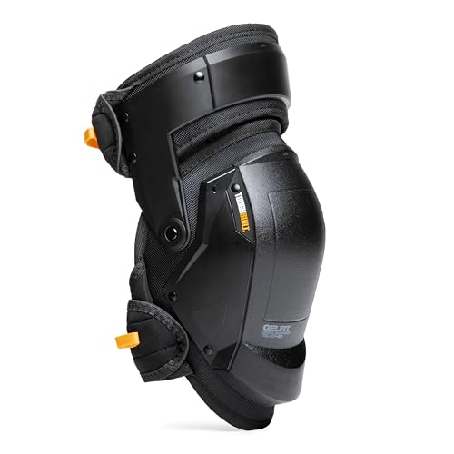 ToughBuilt - GelFit Thigh Support Knee Pads, Heavy-Duty Gel Cushioning with Ergonomic Thigh Support, Adjustable Straps, and Shock-Absorbing Protection, Pefect for Construction (TBL-KP-G3)