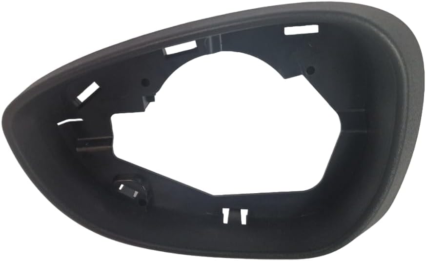 RC DOOR Wing Mirror Cover Frame for Fiesta MK7 2008 2009 2010 2011 2012 2013 2014 2015 2016 2017 models (Left Hand Side - UK Passenger Side)