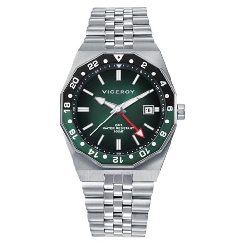 Viceroy Reloj Hombre GMT de Acero 42457-67