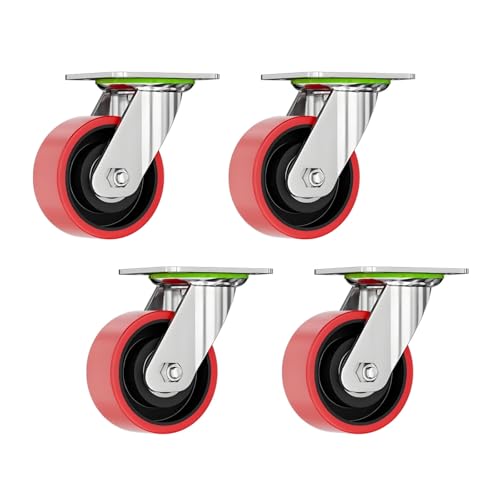 HSHBGS LX^[ ԗ ݃LX^[ 4Zbg É LX^[ 100/125/150/200mm YƗpLX^[ 360x] u[Ltω׏d 350kg Ƌ I ԗp ϋv d S zC[ (,100mm)