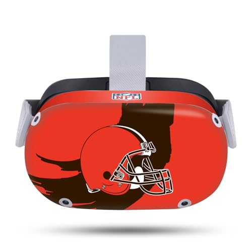 Autocollant Cleveland Browns Meta Quest 2 skin vinyle NFL casque VR