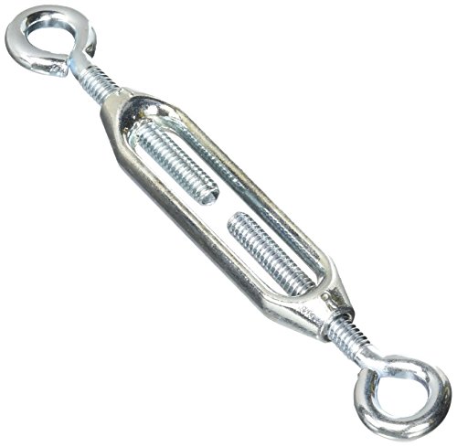 MINTCRAFT LR329 Eye/ Eye Turn Buckle, 1/4X7.5-Inch, Zinc