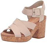 TOMS Women's Ava Sandal, Macadamia, 7.5