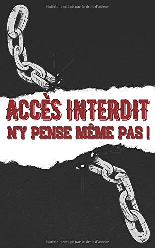 Télécharger Accès interdit N'y pense même pas !: carnet de mots de passe | Vos adresses internet et codes secr Gratuit