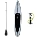 Tower Xplorer SUP 14' Inflatable Stand Up Paddle Board, White/Gray