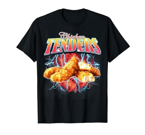 Bootleg Rap Funny Chicken Tenders Vintage 90s Heavy-Metal