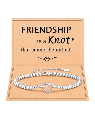 UNGENT THEM Knot Bracelet for Women Best Friend Mother Daughter Valentines Christmas Birthday Gifts