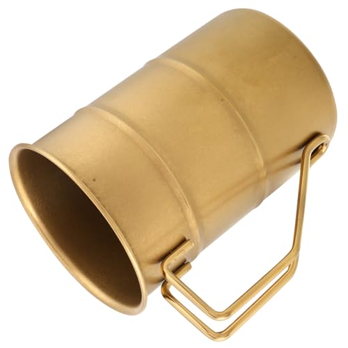 Cabilock Vintage Stainless Steel Mug with Handle 360ml for Camping