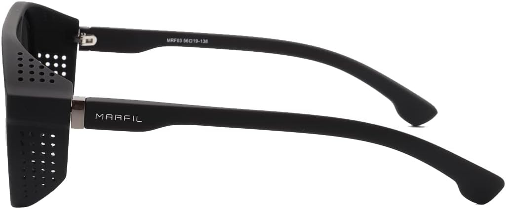 Marfil Orion Round Sunglasses Steampunk Goggles - Womens Sunglasses Uv 400 Filter, Circle Men Sunglasses