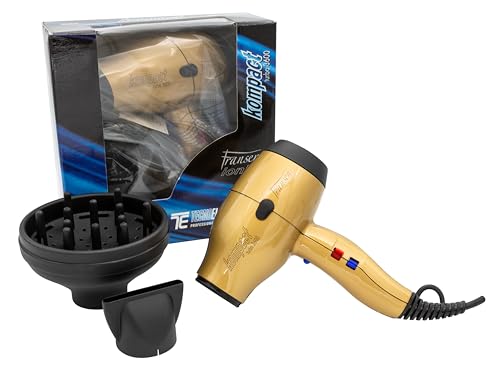 H.H Pro Fransen Professional 3600 Compact Turbo Hair Dryer Gold