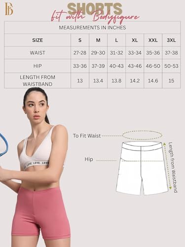 Image of Women's Workout Yoga Athletic Running Dance Gym Shorts High Waist Cheerleader Volleyball Short Pants Old Rose