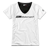 BMW Motorsport Logo Women's T-Shirt (Medium) White