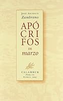 Apócrifos de marzo (Calambur Poesía) (Spanish Edition) 8483591820 Book Cover