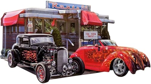 �m�H���f�� �n�A���e�B�[�N�G���{�X�v���[�g [Route66] Route66 �� W45 x D1 x H25 cm HLHT33106D