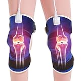 AOKESTE Knee Heating Pad for Pain Relief,Heating Pad for Knee for Aching,Heated Brace for Joint Pain, Soreness Swelling,Auto Shut Off,86℉~158℉ Adjustable Temp