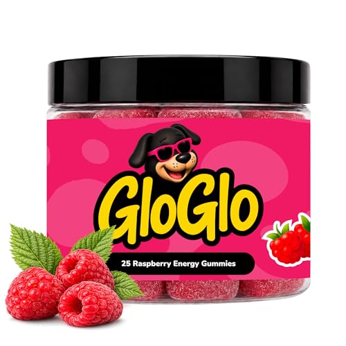 GloGlo Dextrose Energy Chews | Glucose Gummies for Running, Cycling & Endurance | Fast Glucose Gel Packs Alternative for Long Runs & Rides | Running Gummies Built for Athletes | Vegan, Gluten Free | Passionfruit | 25 Gummies Jar