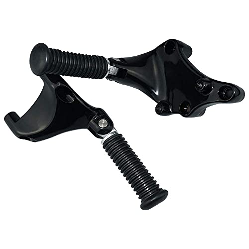 WOWTK Passenger Footpeg w/Mount Kit,Rear Passenger Footrests Pedal w/Mount Kit for Harley Sportster Forty-Eight 48 Seventy-Two 72 883 1200 2014-2022,Black by WOWTK - Image 9
