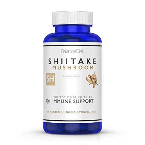 Balancediet Shiitake Mushroom Concentrate Capsules Organic Mushroom Supplement Extract Natural Approach For Immune Support #TOP2