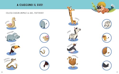 Animali. Più Di 100 Giochi E Curiosità Per Tante Ore Di Divertimento. Gioca E Impara. Ediz. A Colori - 6