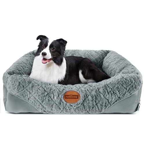 Nobleza Dog Bed Medium, Ultra Soft Dog Beds Medium Washable,