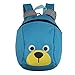 Mochila para niños,TEAMEN® Anti Pérdida de niños Mochila, Mini Oso Escuela Mochila,para bebé niño niña pequeños 1 – 3 AñOS(Azul Claro