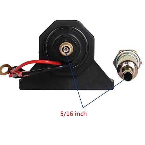 Bang4buck Solid Universal Electric Fuel Pump 2-3.5 P.S.I. Heavy Duty for Gasoline Solid Petrol Vehicles 12 V, 5/16 Inch