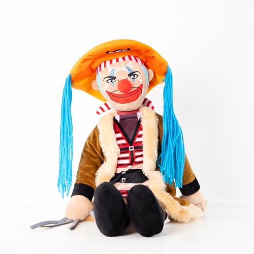 Image of Jay Franco One Piece Buggy Plush Pillow Buddy - Super Soft Clown Character Pillow - Polyester Microfiber, 26 Inches