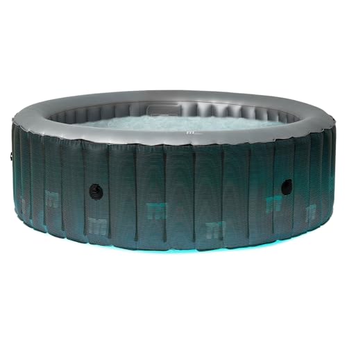 Happy Garden MSPA - Spa Gonflable Rond Starry LED - 6 Places Gris