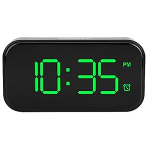 LED Digital Touch-wekker 12/24H Draagbare Nachtkastklok 100dB grote zoemeralarmen Digitale wekker Leveren USB-opladen of…