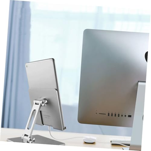 Soporte Ajustable de Aluminio para Laptop Plegable Plateado miniatura 5