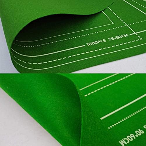 BangShou Jigsaw Mat, Puzzle Roll Mat, Portable Jigroll up to 1500 Pieces Jigsaw Board, Foldable Puzzle Saver Storage Felt Pad with inflatable Pump