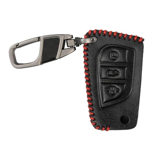 Housse clé voiture PU anti-rayures pour éviter l'usure des clés Toyota Rav4 Yaris