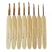 Produktbild Häkelnadel-Set, Premium-Bambus-Griff, Alumina-Kopf Häkelnadeln, Nadelgröße 2,5-6 mm für ergonomisches Strickarbeiten