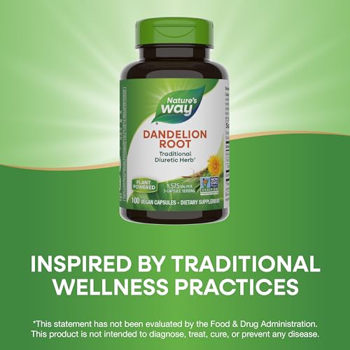Nature'S Way 12300 Dandelion Root, Traditional Diuretic Herb* thumb #3