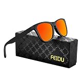 💘 [Doppelte Geschenkverpackung] 👓 ➤ Schützt Ihre Sonnenbrille vor Transportschäden. Die Innenverpackung ist leicht zu tragen. Die flachen und seitlichen Reinigungskreuze sowie die kleinen Schraubendreher können in der Zukunft angepasst werden. Das exquisite und einfache Boxdesign ist auch ein Geschenk.