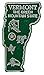 Vermont the Green Mountain State Map Fridge Magnet