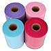ASIBT 6 Inch x 100 Yards Tulle Roll Spool Fabric Table Runner Chair Sash Bow Tutu Skirt Sewing Crafting Fabric Wedding Party Gift Ribbon (C08)