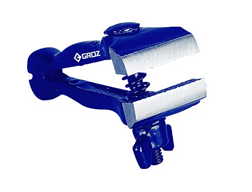 Hand Vice with grey cast iron body| Ideal for working on small jobs| Attractive Enamelled Finish| Operated via Large Wing Nut| Overall Length: 100 mm |Jaw Width: 40 mm| HV/100